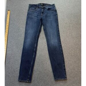 7‎ For All Mankind Men Jeans 29x30 Paxtyn Tapered Blue Stretch Medium Wash